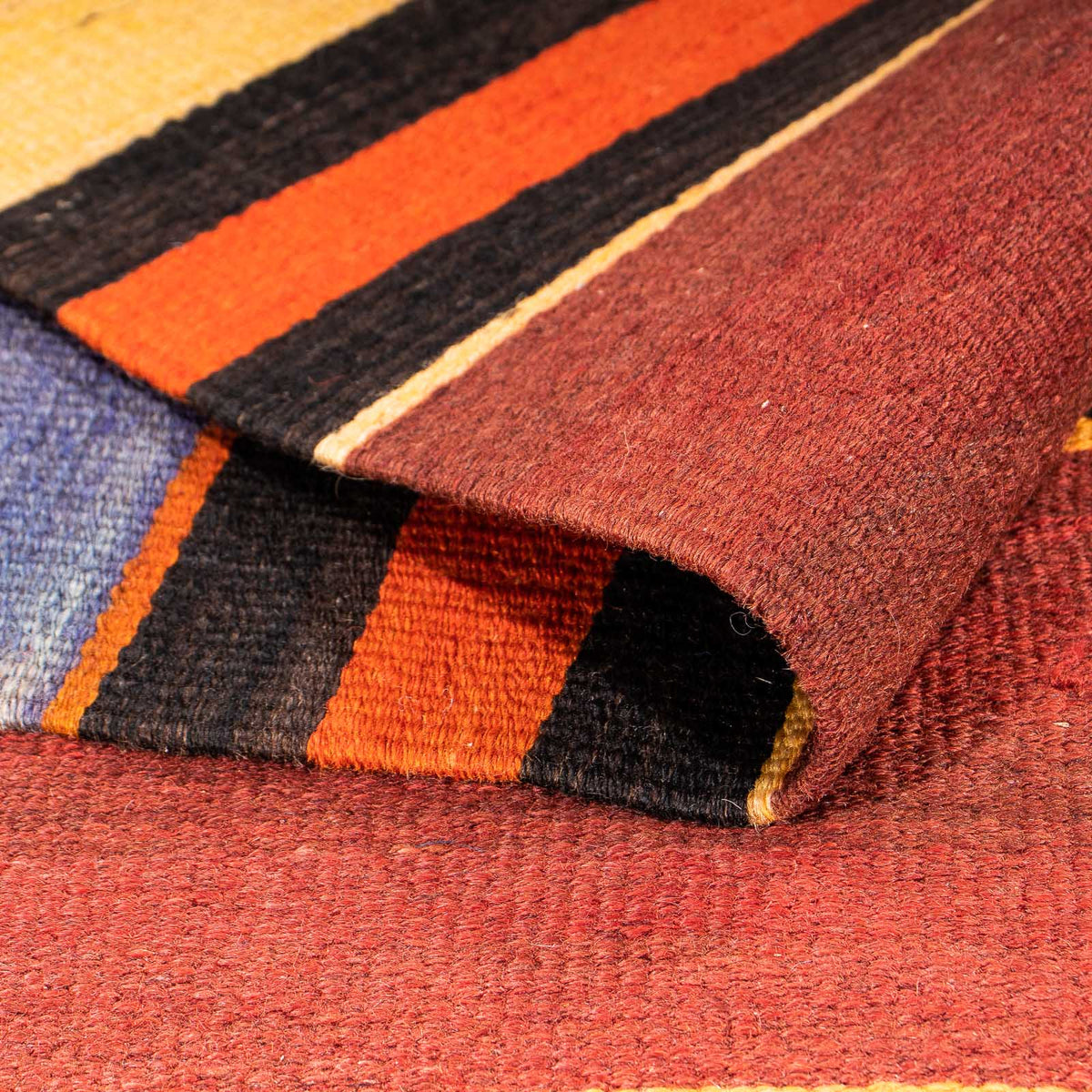 Loper Kelim tapijt - Oud - 290 x 115 cm - veelkleurig