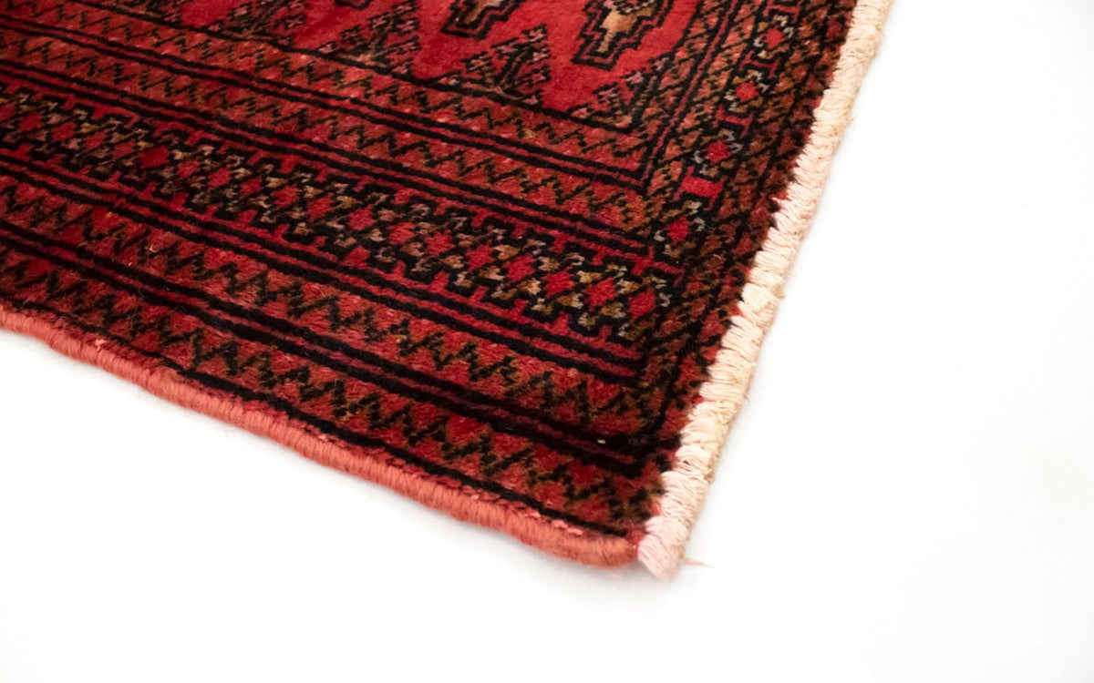 Turkaman tapijt - 130 x 60 cm - rood
