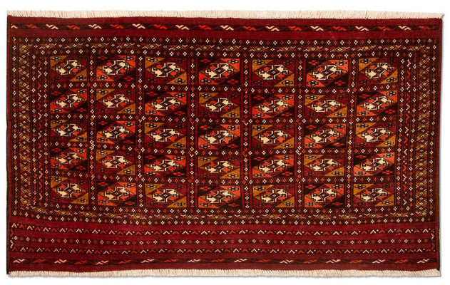 Turkaman tapijt - 115 x 67 cm - rood