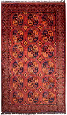 Afghaans tapijt - Kunduz - 300 x 199 cm - rood