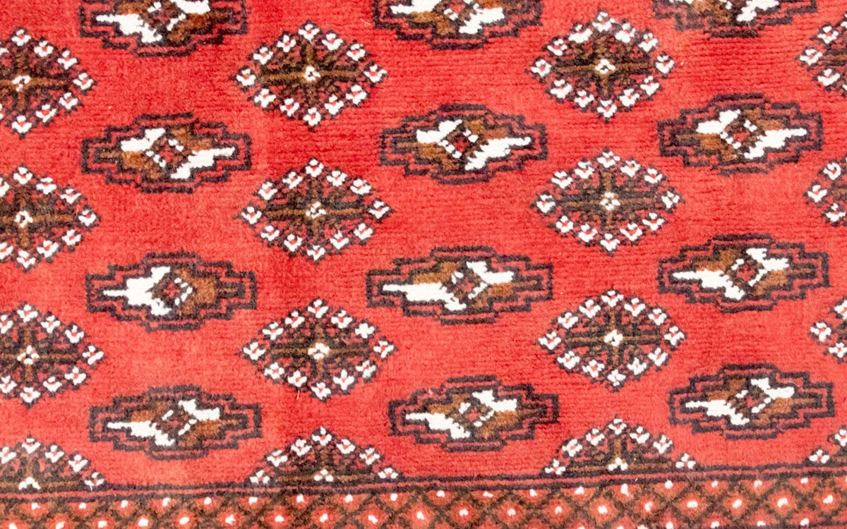 Turkaman tapijt - 130 x 60 cm - rood