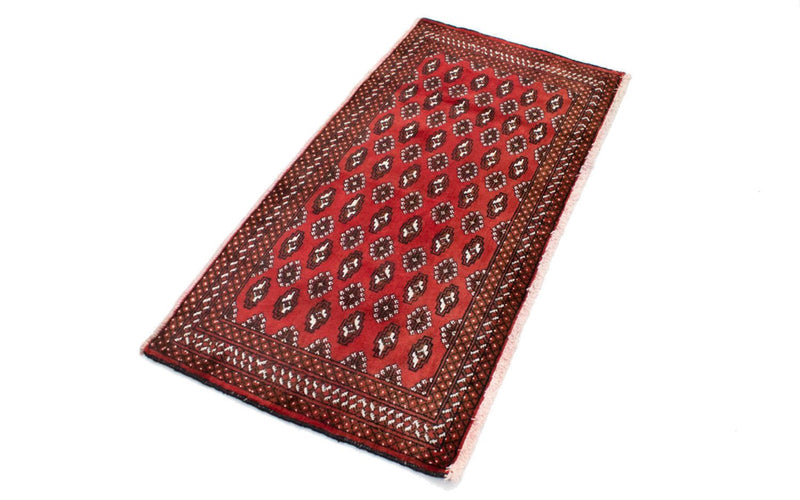 Turkaman tapijt - 130 x 60 cm - rood