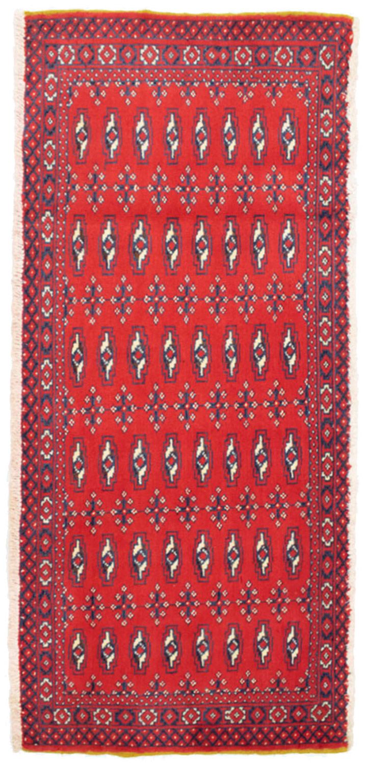 Turkaman tapijt - 130 x 60 cm - rood