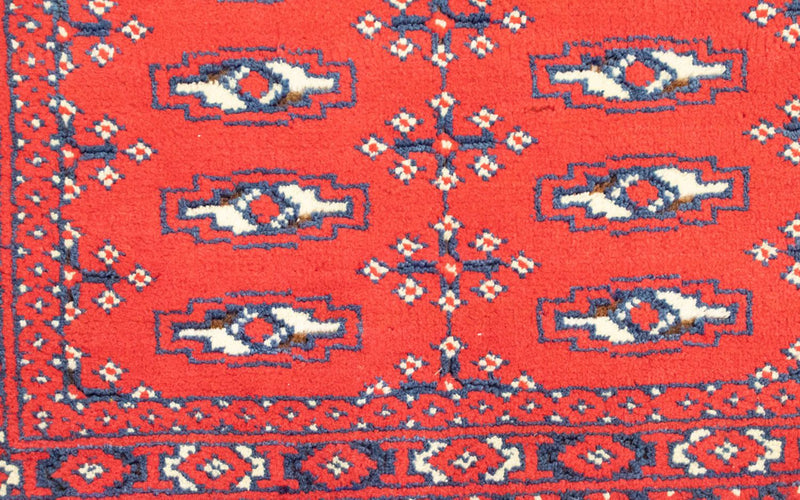 Turkaman tapijt - 130 x 60 cm - rood