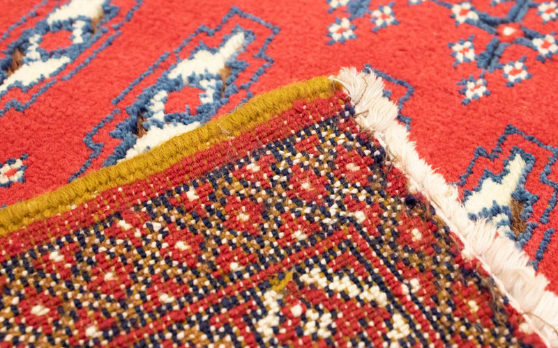 Turkaman tapijt - 130 x 60 cm - rood