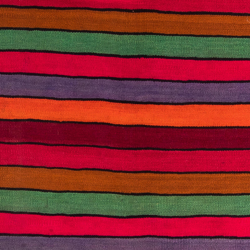 Loper Kelim tapijt - Oud - 350 x 185 cm - veelkleurig