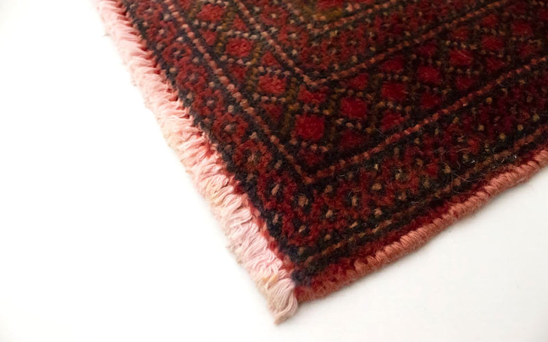 Turkaman tapijt - 130 x 60 cm - rood