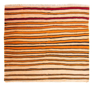 Kelim tapijt - Oud - 145 x 130 cm - veelkleurig