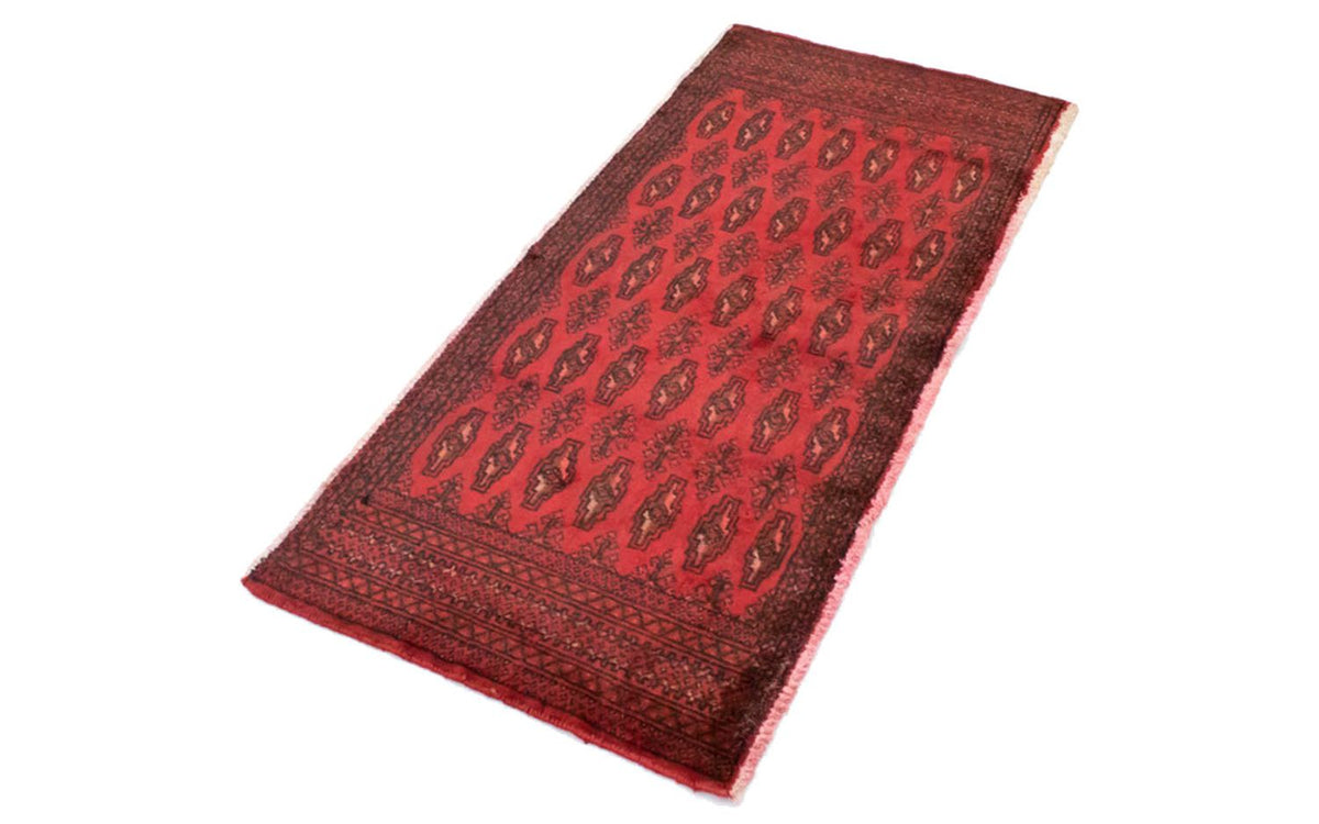Turkaman tapijt - 130 x 60 cm - rood