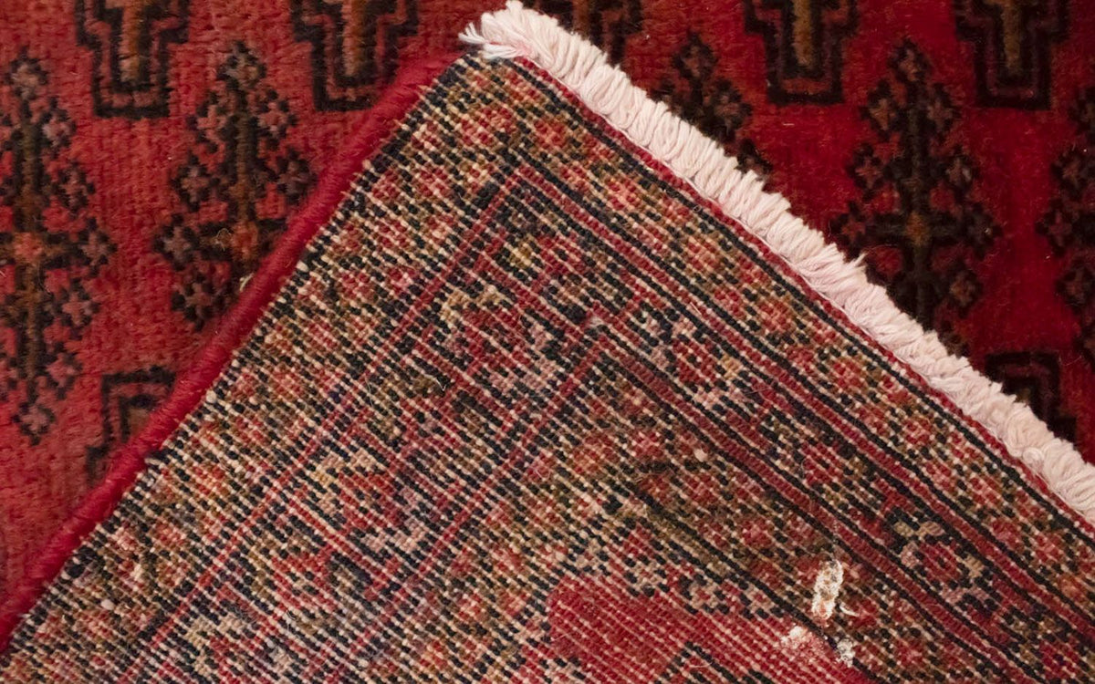 Turkaman tapijt - 130 x 60 cm - rood