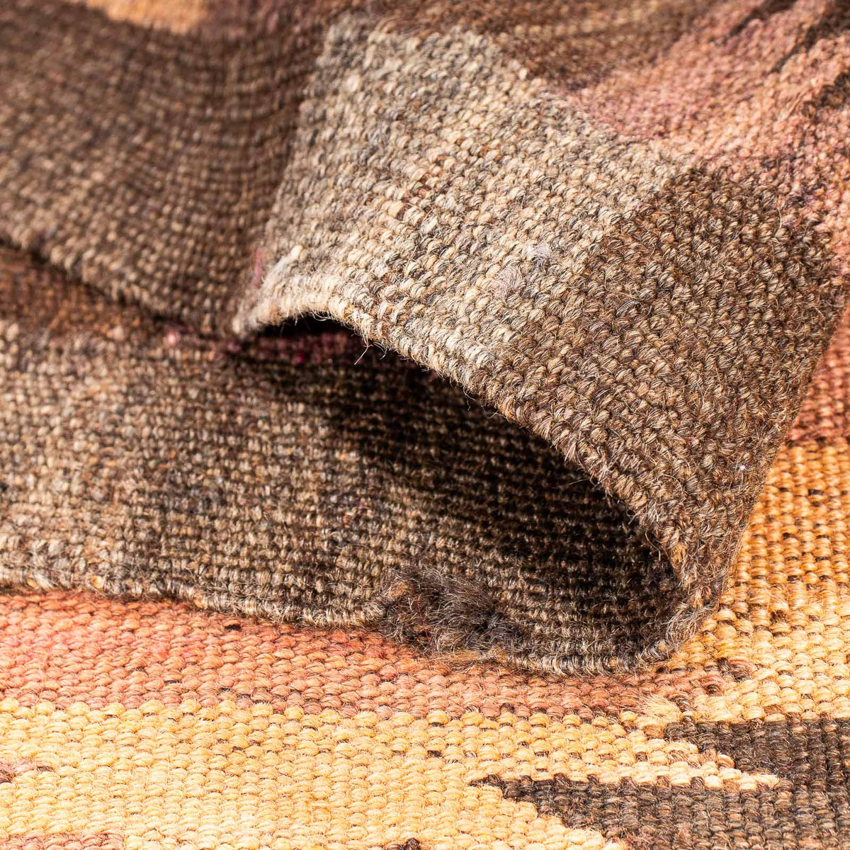 Loper Kelim tapijt - Oud - 380 x 145 cm - veelkleurig