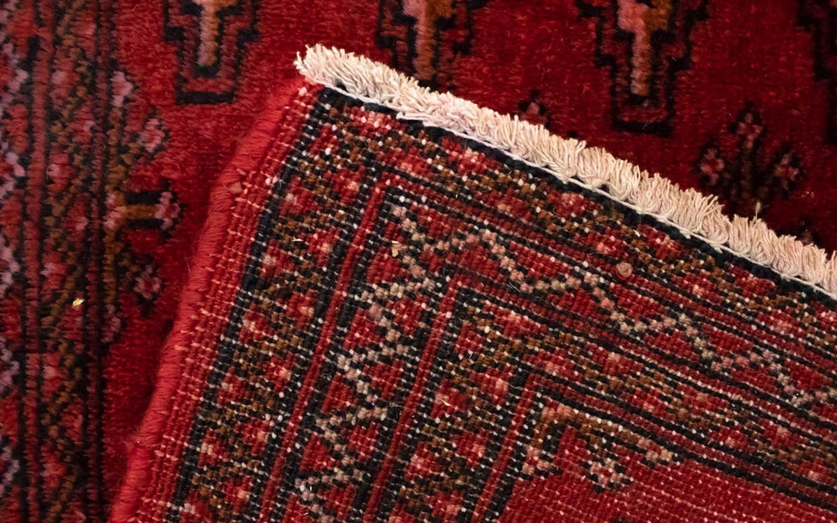 Turkaman tapijt - 130 x 60 cm - rood