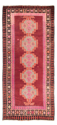 Loper Kelim tapijt - Oud - 395 x 180 cm - veelkleurig