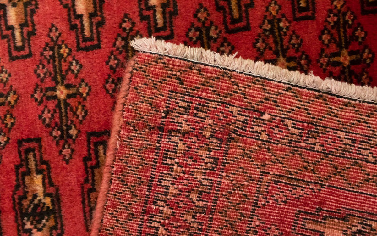 Turkaman tapijt - 130 x 60 cm - rood