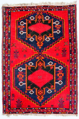 Baluch tapijt - 141 x 92 cm - rood