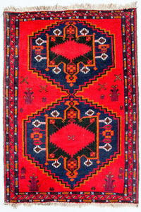 Baluch tapijt - 141 x 92 cm - rood