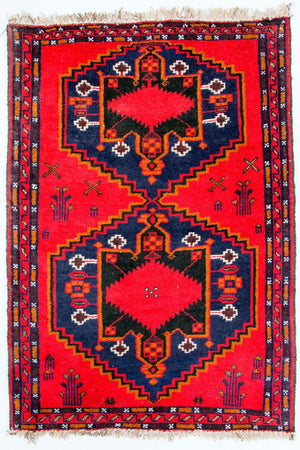 Baluch tapijt - 141 x 92 cm - rood
