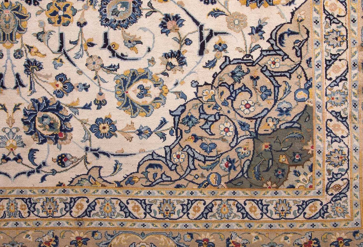 Perzisch tapijt - Keshan - 415 x 295 cm - beige