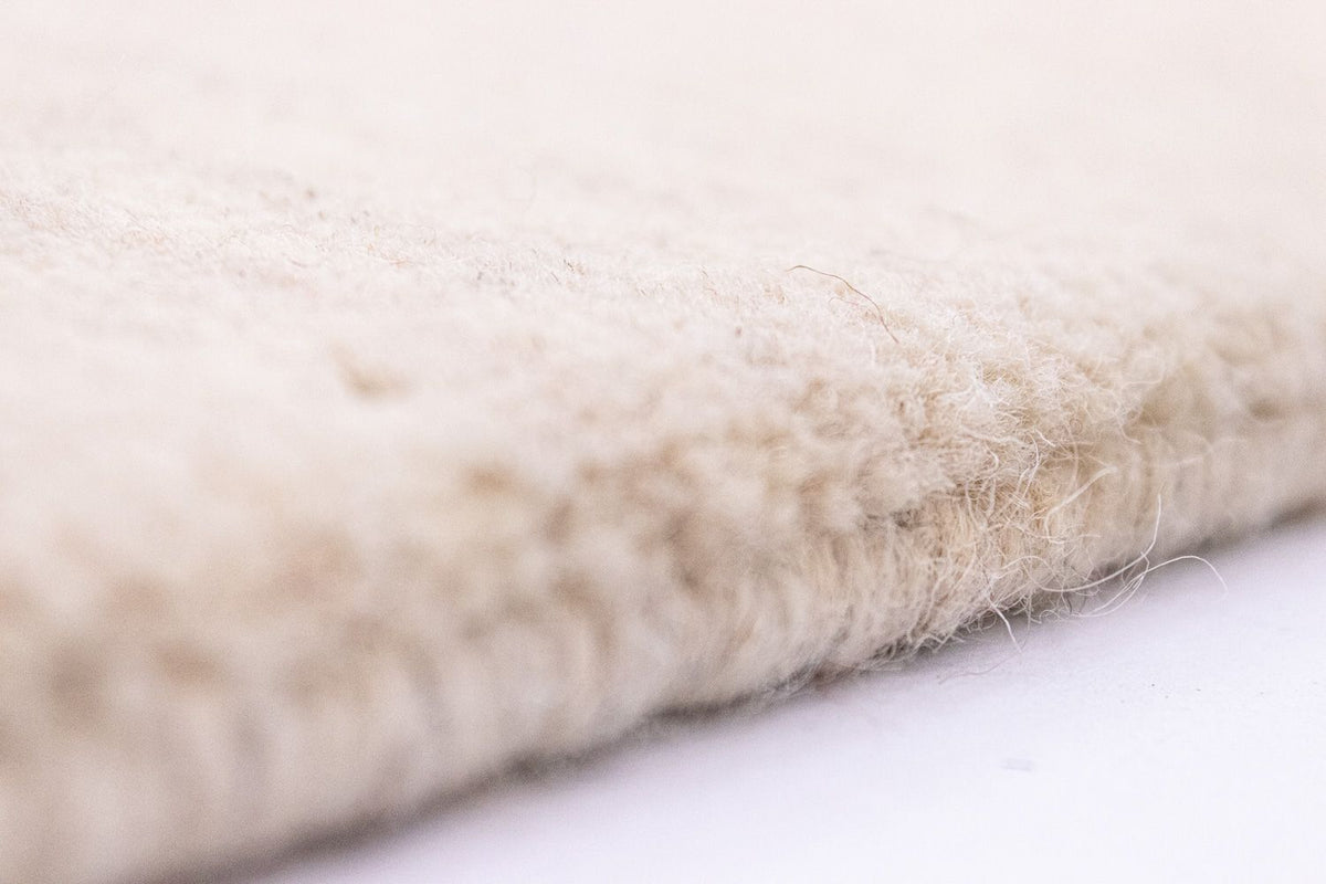 Wollen tapijt - 197 x 144 cm - natuur