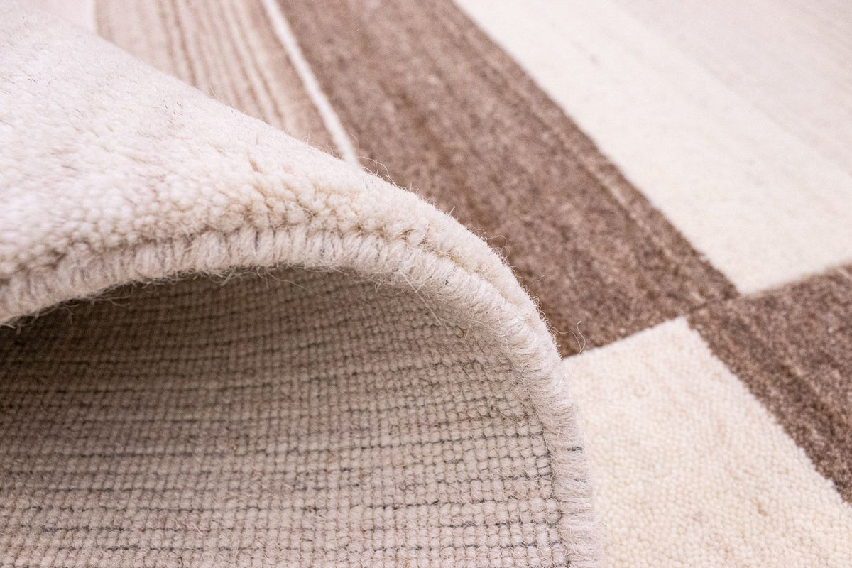 Wollen tapijt - 197 x 144 cm - natuur