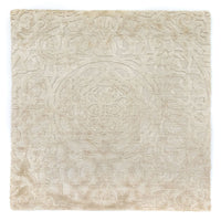 Wollen tapijt vierkant  - 67 x 66 cm - beige
