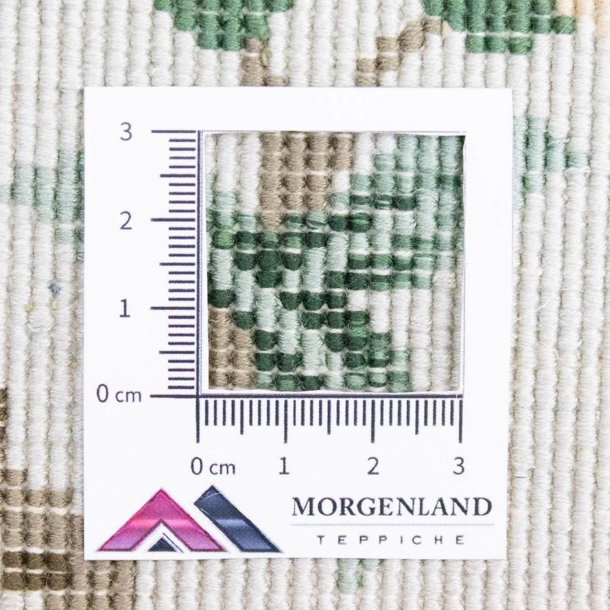 Zijden tapijt - China zijde vierkant  - 31 x 31 cm - veelkleurig