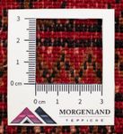 Loper Turkaman tapijt - 100 x 50 cm - rood