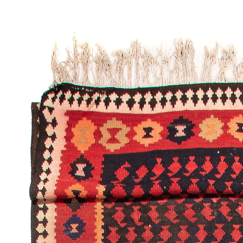 Loper Kelim tapijt - Oud - 450 x 120 cm - donkerblauw