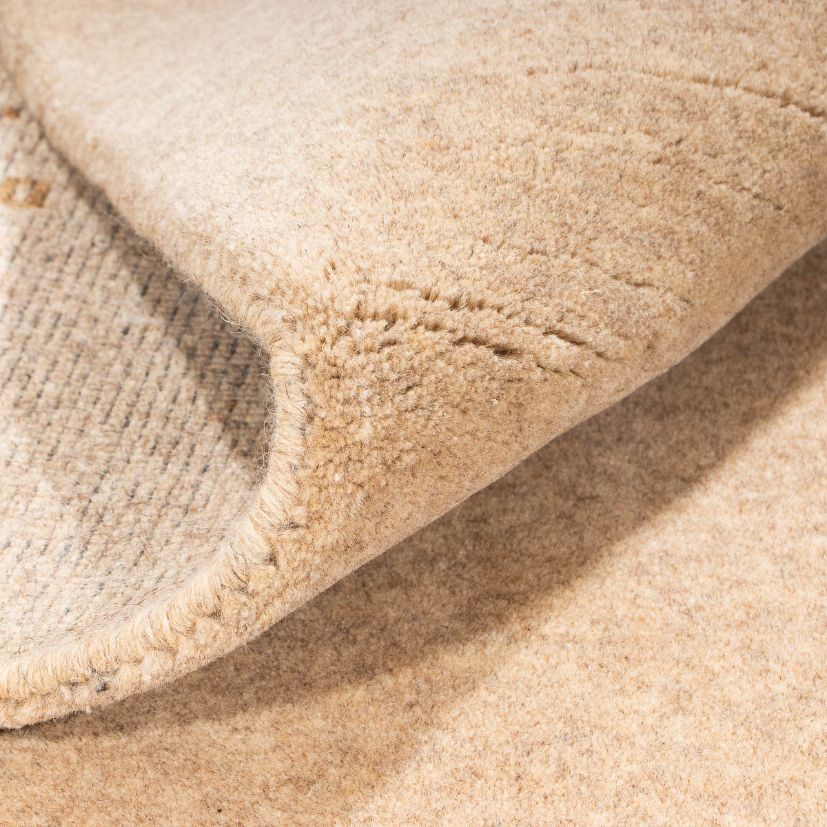 Gabbeh Tapijt - Loribaft Softy - 242 x 170 cm - lichtbruin