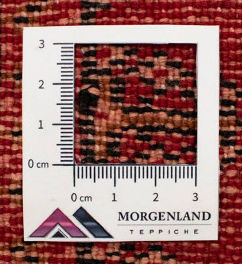 Loper Turkaman tapijt - 100 x 50 cm - rood