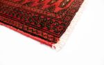 Loper Turkaman tapijt - 100 x 50 cm - rood