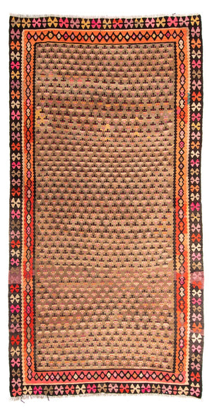 Loper Kelim tapijt - Oud - 285 x 160 cm - veelkleurig