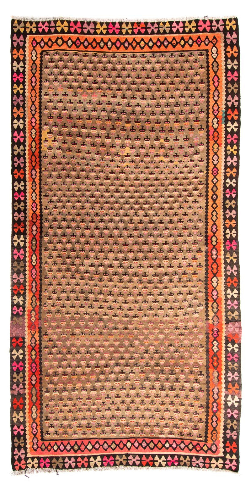 Loper Kelim tapijt - Oud - 285 x 160 cm - veelkleurig
