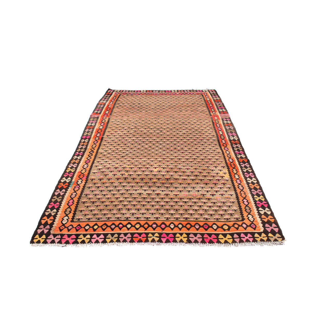Loper Kelim tapijt - Oud - 285 x 160 cm - veelkleurig