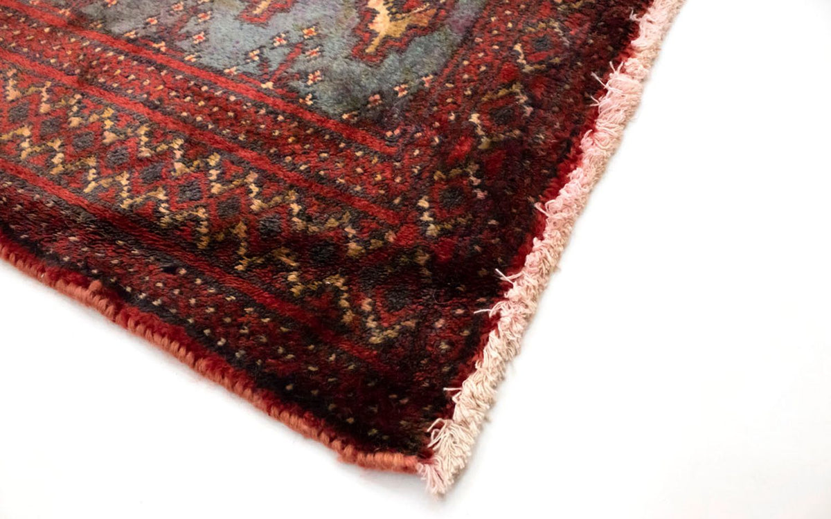 Turkaman tapijt - 130 x 60 cm - blauw