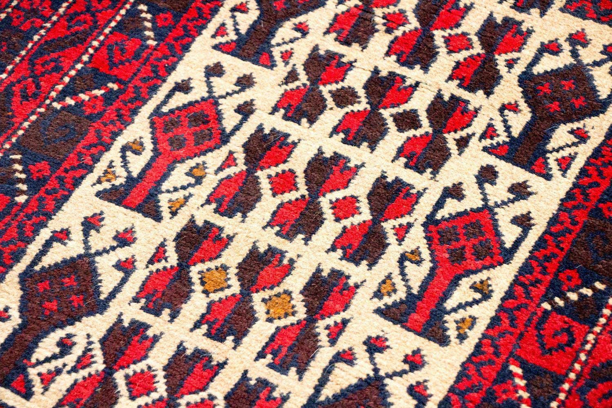 Baluch tapijt - 125 x 74 cm - rood