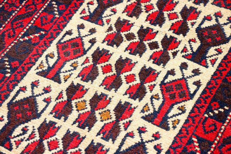 Baluch tapijt - 125 x 74 cm - rood