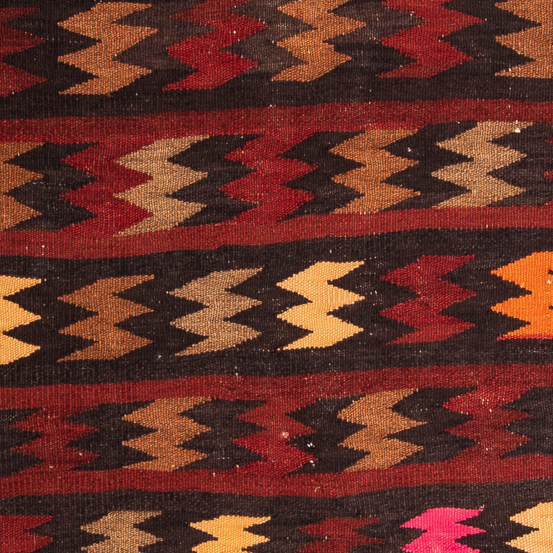 Kelim tapijt - Oud - 110 x 100 cm - veelkleurig