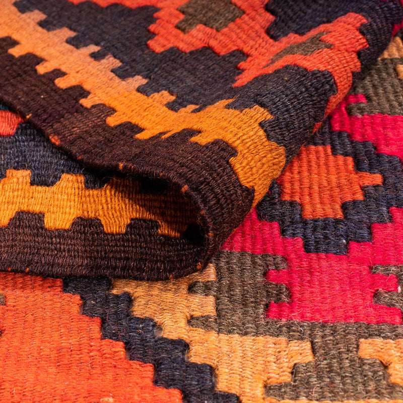 Loper Kelim tapijt - Oud - 225 x 150 cm - veelkleurig