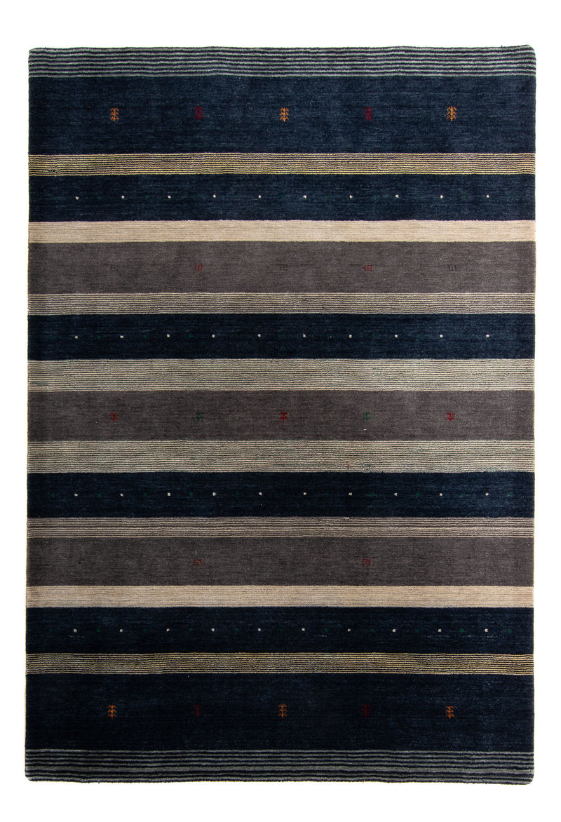 Gabbeh Tapijt - Loribaft Softy - 240 x 172 cm - donkerblauw