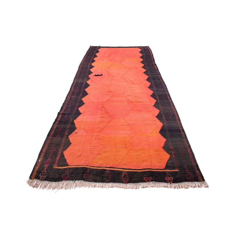 Loper Kelim tapijt - Oud - 360 x 145 cm - veelkleurig