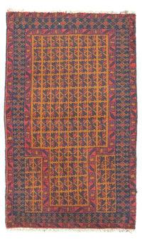 Baluch tapijt - 131 x 75 cm - bruin