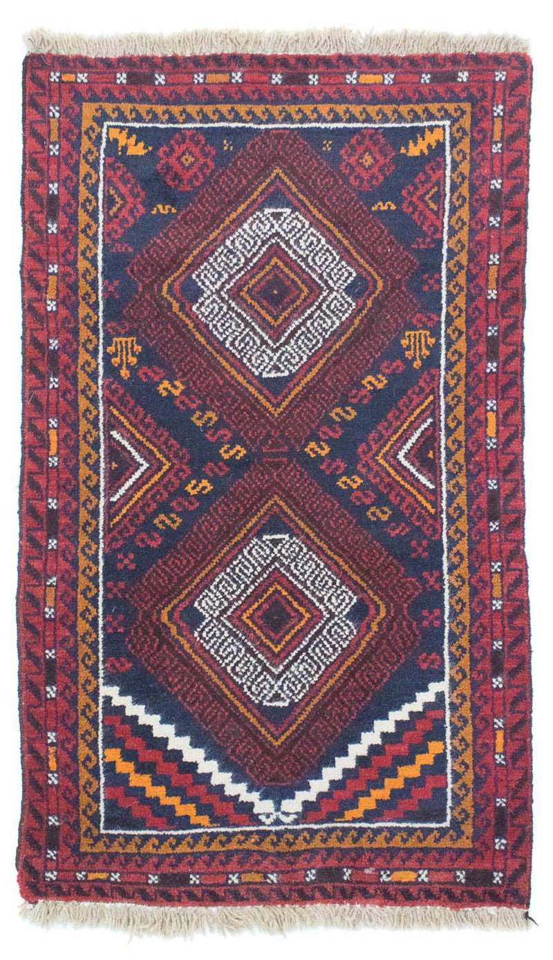 Baluch tapijt - 132 x 76 cm - blauw