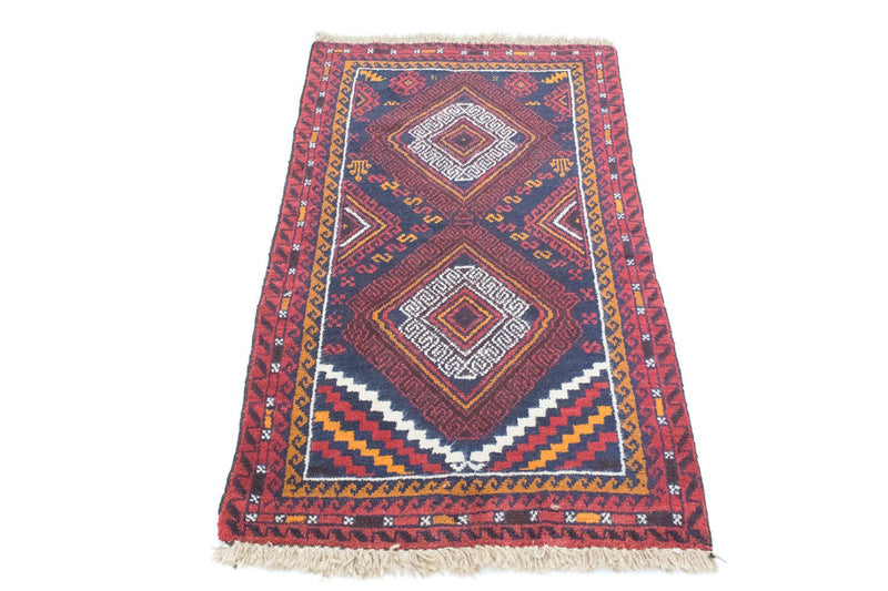 Baluch tapijt - 132 x 76 cm - blauw