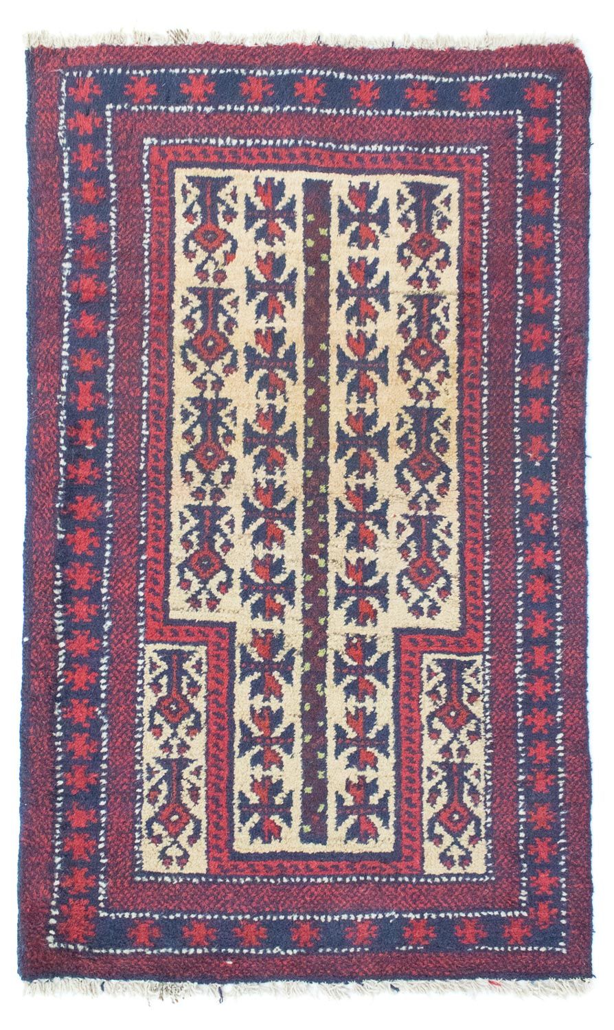 Baluch tapijt - 130 x 75 cm - beige