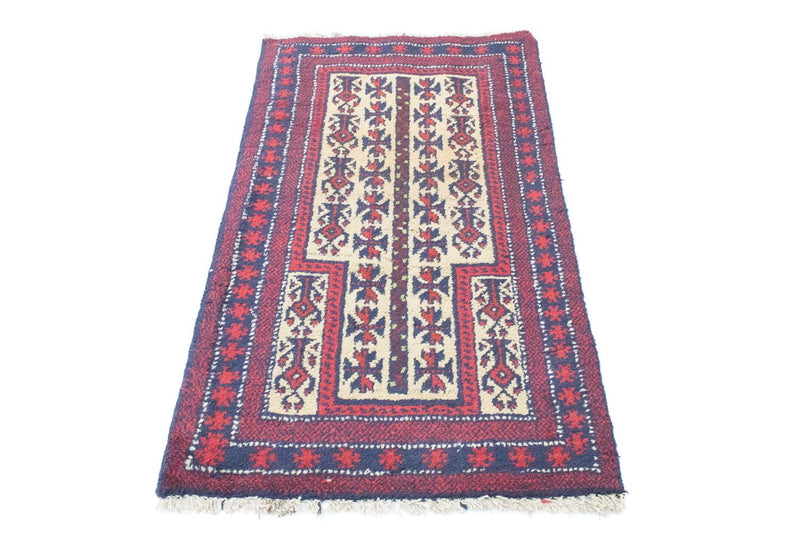 Baluch tapijt - 130 x 75 cm - beige