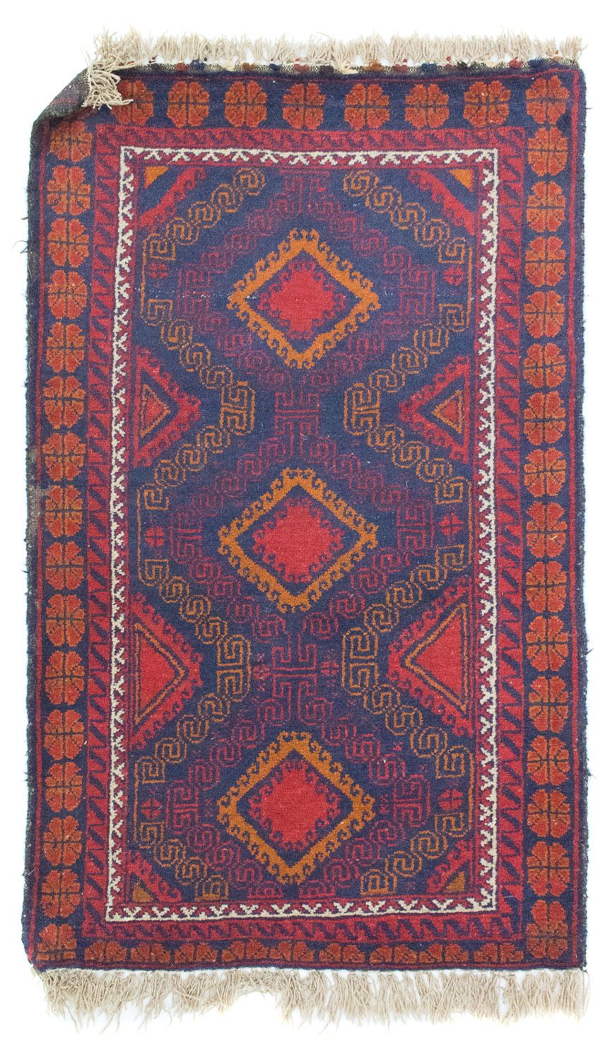 Baluch tapijt - 137 x 81 cm - blauw