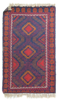 Baluch tapijt - 137 x 81 cm - blauw