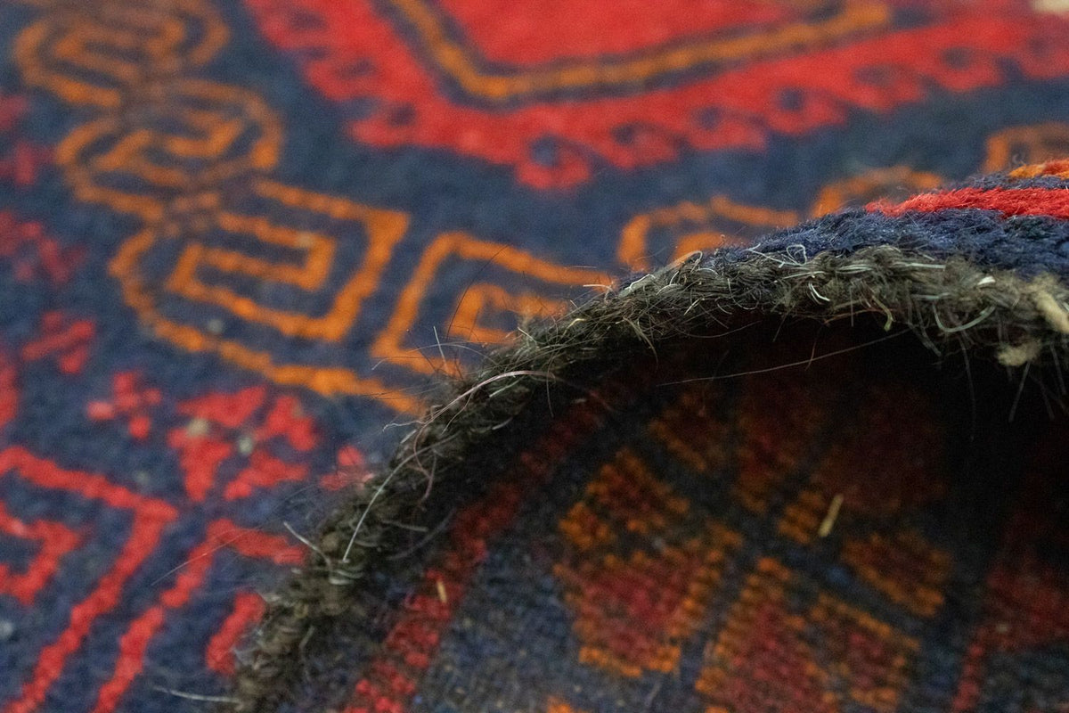 Baluch tapijt - 137 x 81 cm - blauw