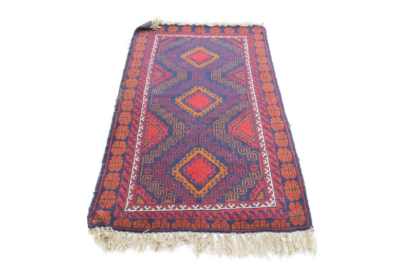 Baluch tapijt - 137 x 81 cm - blauw